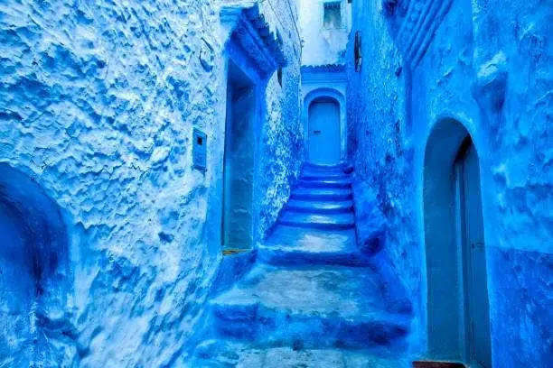 Blue Painted alleys of Chefchaouen